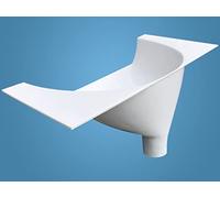 Free Range Designs Urine Separator for Compost & Dry Toilets | Classic Urine Diverter | Durable ABS Plastic | Black or White | Made in the UK | Easy to Install, Odour-Free & Long-Lasting