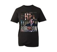 Free Robinson Free Tommy Free Speech UK Justice Protest' Men's T-Shirt Unisex Kids Adult top(Black, L)