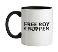 Free Roy Cropper - 11oz - Ceramic Two-Tone Mug for Coffee/Tea - Black/White - One Size