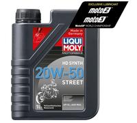 Free Shipping 1L Bottle of Liqui Moly 100% Synthetic 20W-50 Street Oil