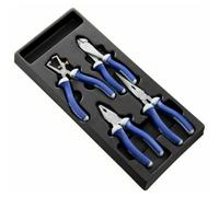 Free Shipping Module Of 4 Pliers For Mechanics Expert-Plastic Tray