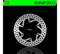 Free Shipping NG BRAKES Round Fixed Brake Disc For Motorcycle Parts