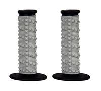 Free Shipping Scar X2R Dual Density Full Diamond Gray/Black Motorcycle Grips