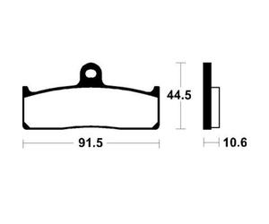 Free Shipping Tecnium MSR365 Sintered Brake Pads Competition