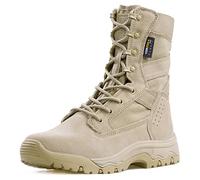 FREE SOLDIER Men's Desert Tactical Boots Breathable Lightweight Army/Military Combat Shoes(11UK, Sand Color)
