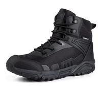 FREE SOLDIER Men's Waterproof Tactical Boots Breathable Military Army Boots Durable Combat Work Shoes Lightweight Hiking Walking Boots