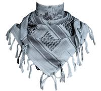FREE SOLDIER Scarf Military Shemagh Tactical Desert Keffiyeh Head Neck Scarf Arab Wrap with Tassel 43x43 inches(Camo blue)