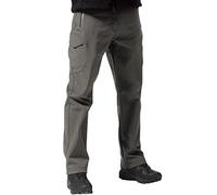 FREE SOLDIER Walking Trousers for Men Winter Waterproof Trousers Outdoor Hiking Trousers Softshell Thermal Fleece Lined Overtrousers (Grey,32 Tall)