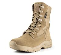 FREE SOLDIER Women’s Tactical Boots 8 Inches Lightweight Combat Boots Durable Military Work Outdoors Boots Desert Boots for Women, Beige, 7.5 UK