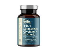 Free Soul 4-In-1 Magnesium Glycinate + Turmeric Tablets 90S