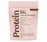 Free Soul Vegan Protein Powder | Formulated for Women | 600g | 20g Protein with Added Nutrients | Gluten & Soy Free Plant-Based Nutrition Shake | Pea & Hemp Isolate Protein | Chocolate Flavour