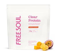 Free Soul Clear Protein Powder with Marine Collagen | Tropical Flavour | 20g Protein & 10g Marine Collagen Peptides per Serving with Vitamin C | Light, Juice-style Drink | No Added Sugar