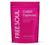 Free Soul CoQ10 Capsules 200mg | High Strength Ubiquinone CoQ10 Supplement | 100% Naturally fermented | Vegan | Ubiquinone Coenzyme Q10 | 60 Capsules
