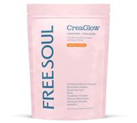 Free Soul CreaGlow | Marine Collagen + Creatine + Electrolytes | Mango | Glow & Strength All in 1 with Magnesium, Vitamin C, Biotin & Hyaluronic Acid | Glow & Strength All in 1 | Hair, Skin & Nails