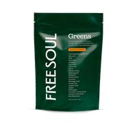 Free Soul Greens | 21 Advanced Greens, Superfoods, and Adaptogens Including KSM-66 Ashwagandha, Vegan & Gluten-Free, Advanced Natural Formula | UK Made | 30 Servings | Mango Flavour