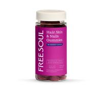 Free Soul Biotin Hair Supplement | Delicious Hair, Skin & Nails Gummies | Chewable Hair, Skin, and Nails Vitamins | Biotin with Vitamins B6, B12, Zinc, Selenium, E, A, C & D | 60 Gummies
