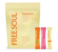 Free Soul Hydrate | Electrolyte Hydration Sachets with Sodium, Magnesium, Vitamin C, & More | Zero Sugar, Advanced Electrolyte Powder for Daily Use | Variety Pack | 30 Sachets