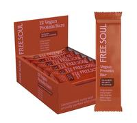 Free Soul Vegan Chocolate Protein Bars, 12 x 50g | 15g Protein per Bar | Dairy free | low sugar | low carb | sucralose free & gluten free