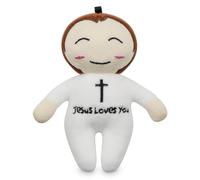 free-space Jesus Plush Doll Christ Religious Figure Toys for Boy Girl Christening Gift (Jesus (Small))
