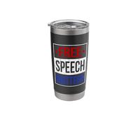 Free Speach Matters Political Statement First Amendment Stainless Steel Insulated Tumbler