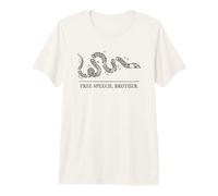 Free Speech, Brother. Patriotic Message Distressed Design Premium T-Shirt