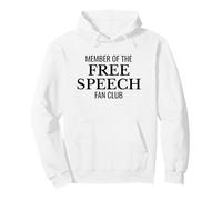 Free Speech Fan Club - Bold Civil Liberties Pullover Hoodie