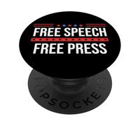 Free Speech Free Press Protect Freedom of Speech Resistance PopSockets Adhesive PopGrip