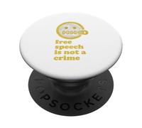 Free Speech Is Not A Crime PopSockets Adhesive PopGrip