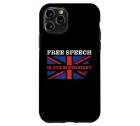 Free Speech is Our Birthright - Anti-Woke Conservative Quote Case for iPhone 11 Pro