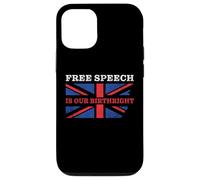 Free Speech is Our Birthright - Anti-Woke Conservative Quote Case for iPhone 12/12 Pro