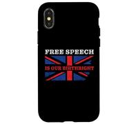 Free Speech is Our Birthright - Anti-Woke Conservative Quote Case for iPhone X/XS