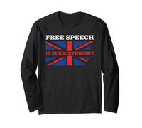 Free Speech is Our Birthright - Anti-Woke Conservative Quote Long Sleeve T-Shirt