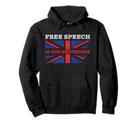 Free Speech is Our Birthright - Anti-Woke Conservative Quote Pullover Hoodie