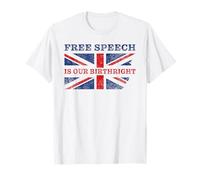 Free Speech is Our Birthright - Anti-Woke Conservative Quote T-Shirt