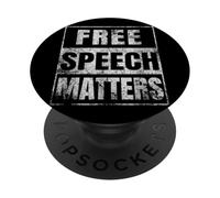 Free Speech Matters Grunge Distressed PopSockets Adhesive PopGrip