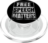 Free Speech Matters Grunge Distressed PopSockets PopGrip for MagSafe