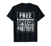 Free Speech Matters Grunge Distressed T-Shirt