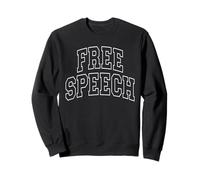 FREE SPEECH Varsity University College Campus Alumni Sweatshirt