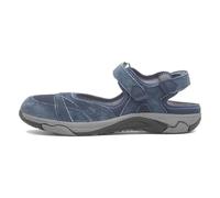 Free Spirit Brylee Women's Closed Toe Comfort Sandals with Adjustable Straps (Navy, UK Footwear Size System, Adult, Women, Numeric, Medium, 6)