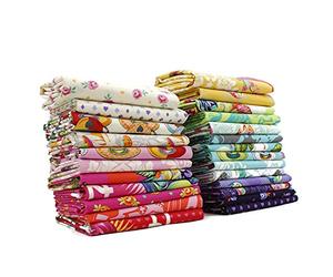 Free Spirit Curiouser and Curiouser Fat Eighth Bundle (25 Pieces) by Tula Pink for 9 x 21 inches (22.86 cm x 53.34 cm) Fabric cuts DIY Quilt Fabric