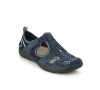 Free Spirit (Earth Spirit Cleveland 01 Navy Suede Womens Closed Toe Sandals 40501-73