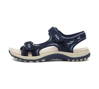 Free Spirit Frisco Womens Dark Navy Leather Sandal - Size 6 UK - Blue