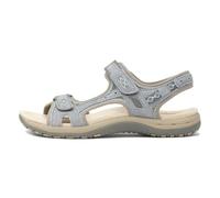 Free Spirit Frisco Womens Grey Leather Sandal - Size 4 UK - Grey