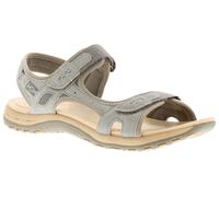 Free Spirit FRISCO Womens Leather Touch Fasten Sandals Smoke