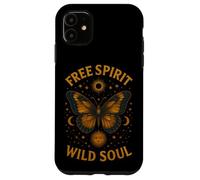 Free Spirit Wild Soul Butterfly Stars Moon Celestial Case for iPhone 11