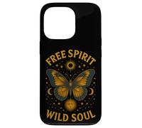 Free Spirit Wild Soul Butterfly Stars Moon Celestial Case for iPhone 13 Pro