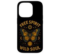 Free Spirit Wild Soul Butterfly Stars Moon Celestial Case for iPhone 14 Pro