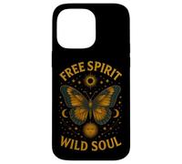 Free Spirit Wild Soul Butterfly Stars Moon Celestial Case for iPhone 14 Pro Max