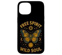 Free Spirit Wild Soul Butterfly Stars Moon Celestial Case for iPhone 15
