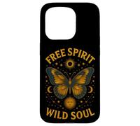 Free Spirit Wild Soul Butterfly Stars Moon Celestial Case for iPhone 15 Pro